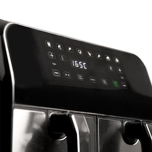 SIA Doppel zone Air SIA Doppel zone air fryer in Black, 8 L SAF76K