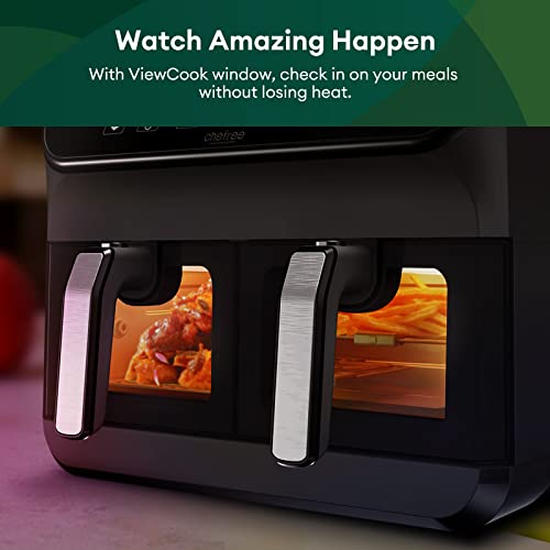 CHEFREE Doppel-air fryer, 8 L family Sized