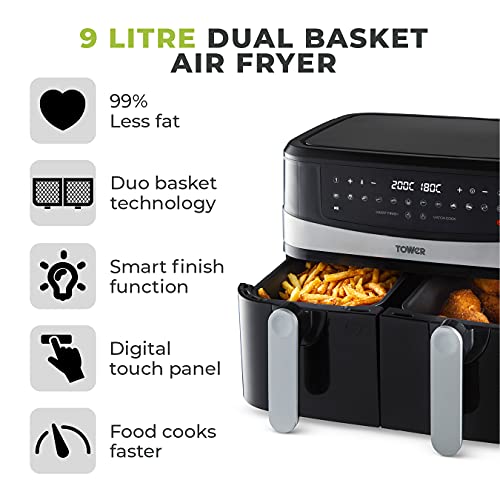 Tower T17088 Vortx 9 L Duo Korb air fryer