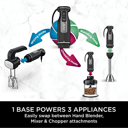 Ninja Foodi 3-in-1 Hand Standmixer, Küchenmachine
