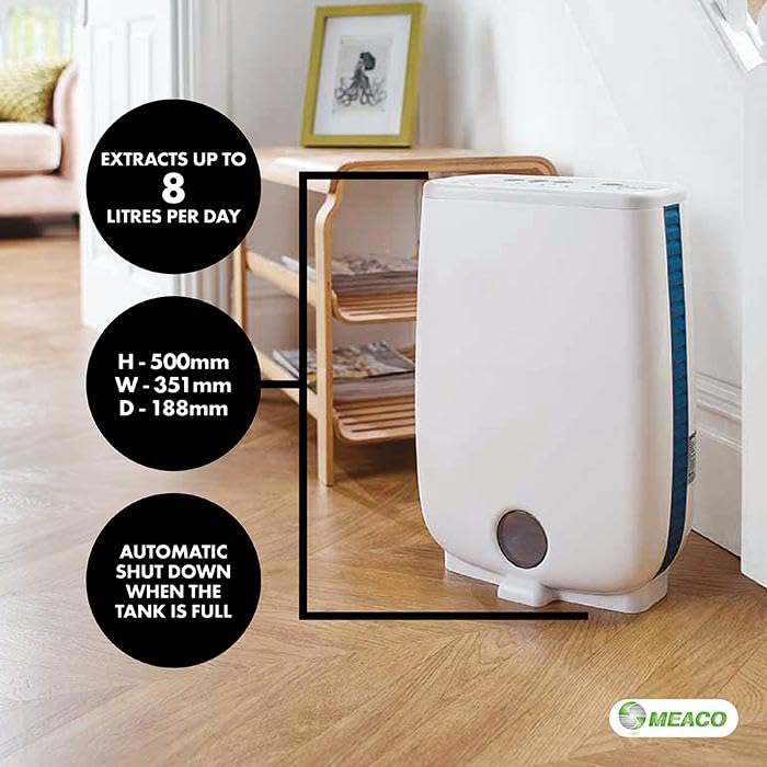 Meaco 8 L/day Luftentfeuchter for at home DD8L