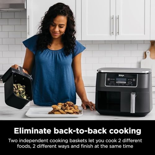 Ninja DZ201 Foodi 6-in-1 2-Korb air fryer