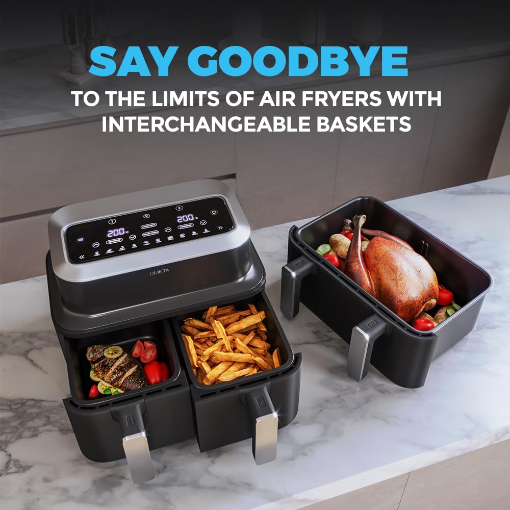Ometa 9 L Doppel-air fryer