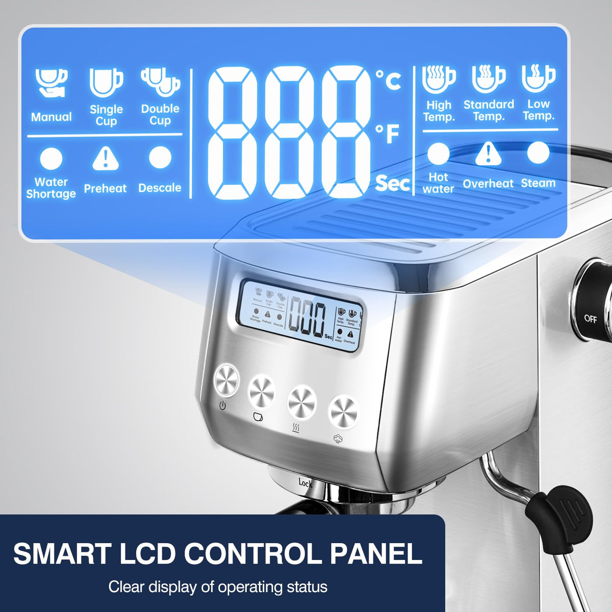 AMZCHEF 20 Bar Espresso coffee machines