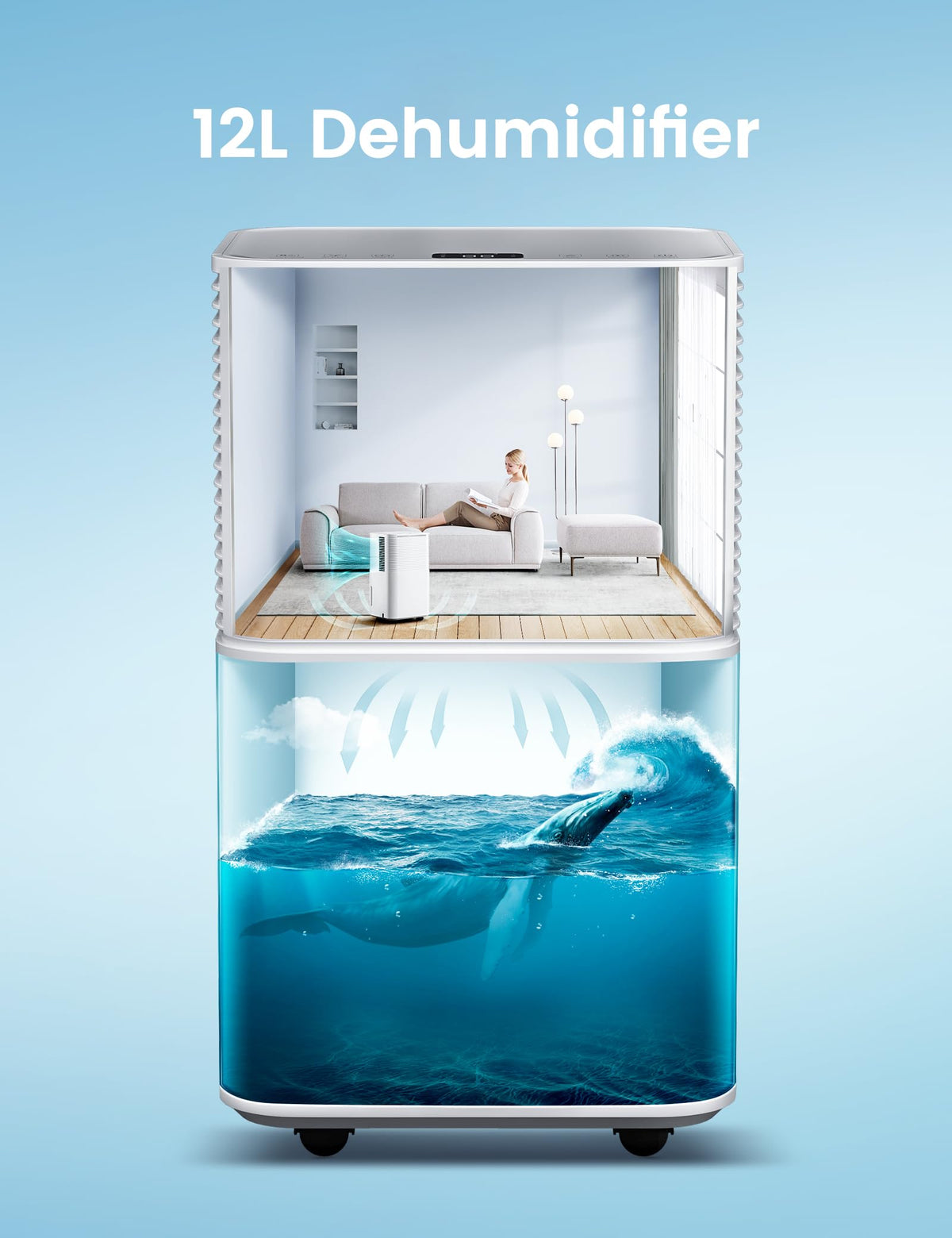 12 L/day Luftentfeuchter