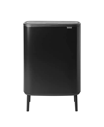 Brabantia Bo Touch Bin Hi – Matt Black Waste/Recycling kitchen Bin