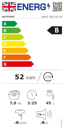Hotpoint NSWE745CWSUK 7 kg 1400