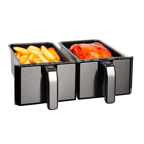 SIA Doppel zone Air SIA Doppel zone air fryer in Black, 8 L SAF76K