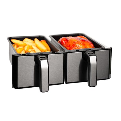 SIA Doppel zone Air SIA Doppel zone air fryer in Black, 8 L SAF76K