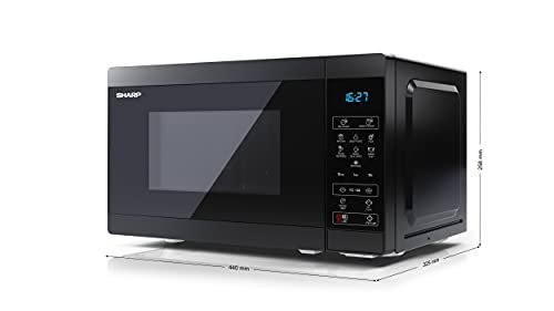 SHARP compact digital Mikrowelle 20 litres 800W