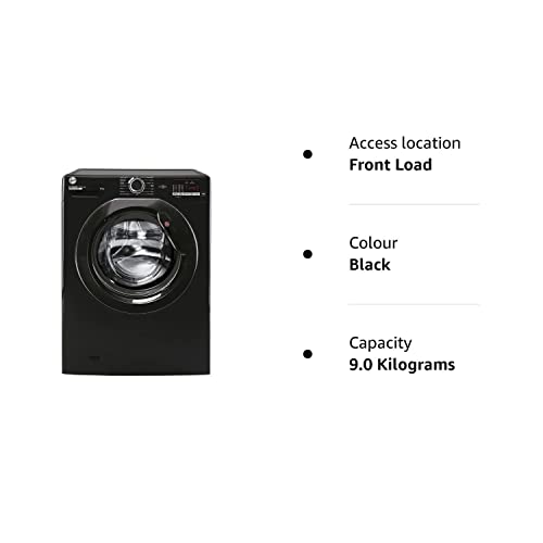 Hoover H-Wash 300 9 kg 1500 U/min Black Freistehend