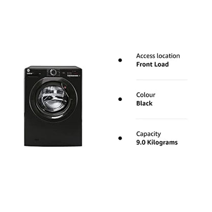 Hoover H-Wash 300 9 kg 1500 U/min Black Freistehend