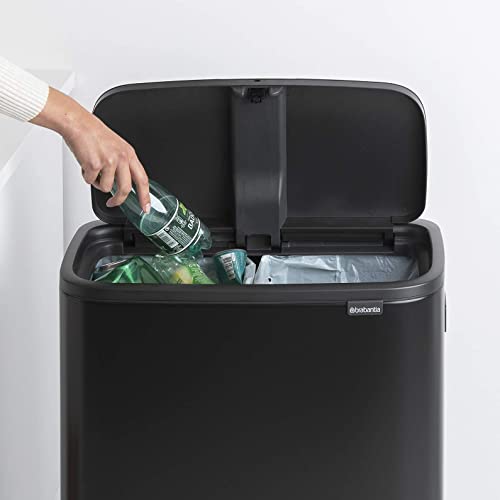 Brabantia Bo Touch Bin Hi – Matt Black Waste/Recycling kitchen Bin