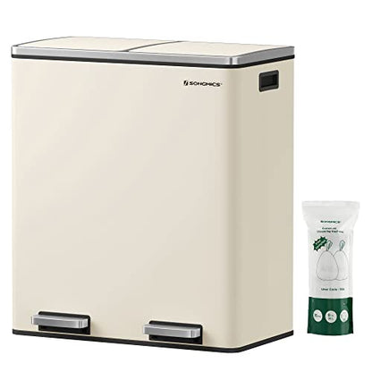SONGMICS Doppel Rubbish Bin Recycling Bin