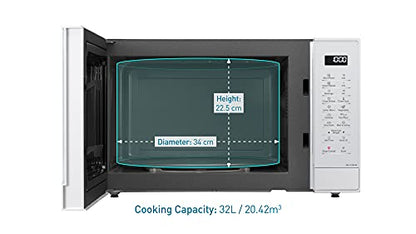 Panasonic NN-ST45KWBPQ Mikrowelle, 32 litres, 1000W