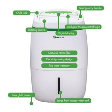 Meaco Energiesparender Luftentfeuchter Meaco Energiesparender Luftentfeuchter (20 litres)