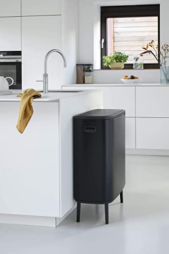 Brabantia Bo Touch Bin Hi – Matt Black Waste/Recycling kitchen Bin