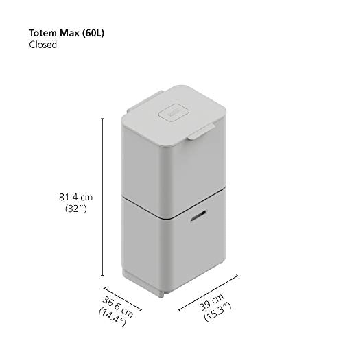 Joseph Joseph Totem Max 60 litres Waste Separation and Recycling kitchen Bin