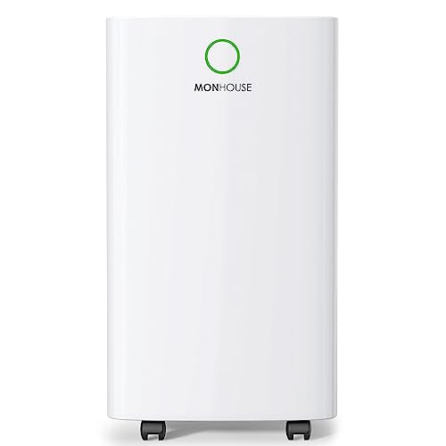 MONHOUSE 25 L/day Digitaler Luftentfeuchter – larger 4-L-Tank