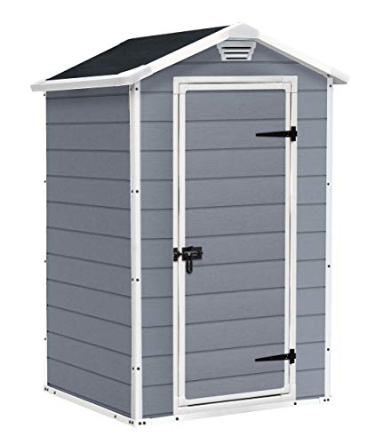Keter Manor garden-Gerätehaus, Grey, 4 x 3 ft