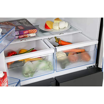 Hisense 431 litres American Kühl-Gefrierkombination – Black