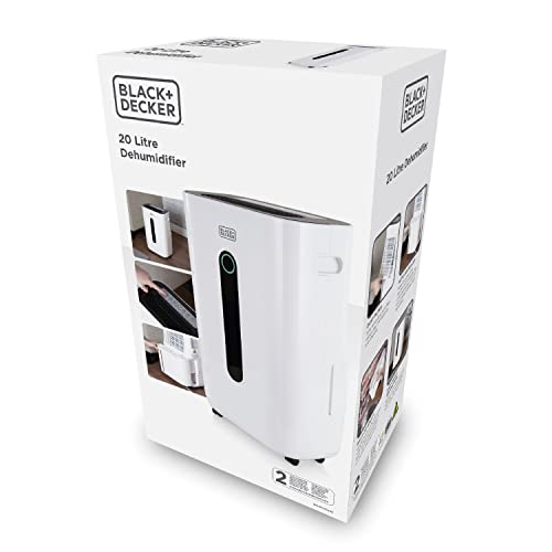 extra large Hochleistung 20 litres Luftentfeuchter Black