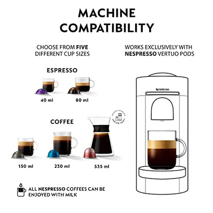 Nespresso Vertuo Plus automatic Kapsel-coffee machine
