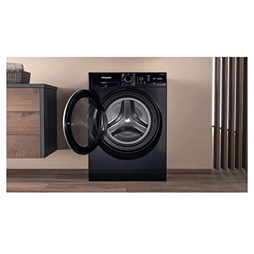 Hotpoint NSWF945CBS Black 9 kg 1400 U/min Waschmachine