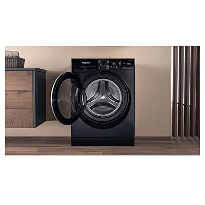 Hotpoint NSWF945CBS Black 9 kg 1400 U/min Waschmachine