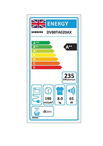 Samsung Series 5 DV80TA020AX/EU with optimalDry™