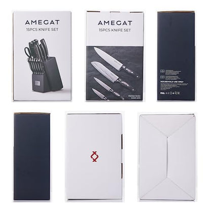 AMEGAT 15-teilig Messerset