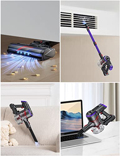 BuTure cableloser vacuum cleaner, 38 Kpa Powerful Stabvacuum cleaner