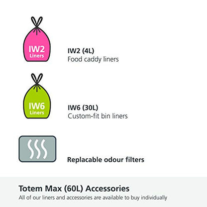 Joseph Joseph Totem Max 60 litres Waste Separation and Recycling kitchen Bin