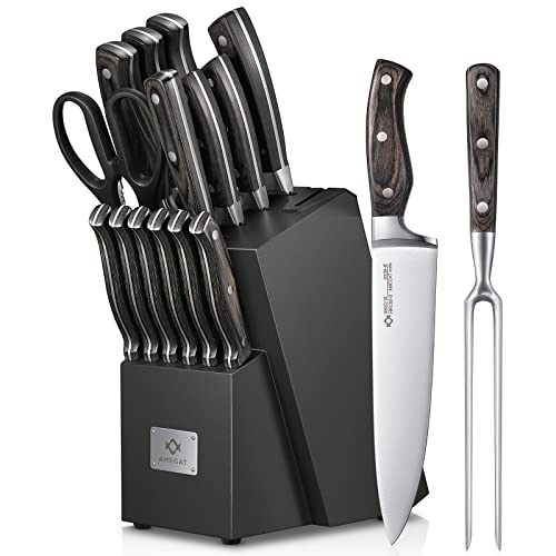 AMEGAT 15-teilig Messerset