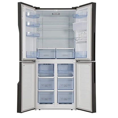 Hisense 431 litres American Kühl-Gefrierkombination – Black