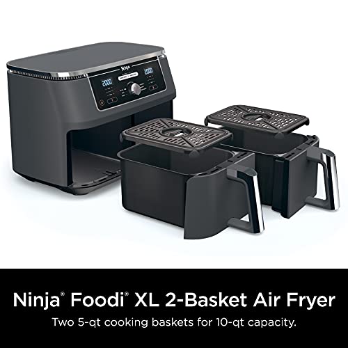 Ninja DZ401 Foodi 10 Quart 6-in-1 Dualzone XL 2-Korb air fryer