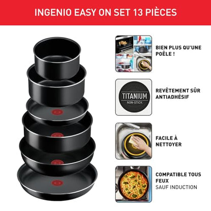 Tefal Ingenio Easy ON Topf- and Pfannenset