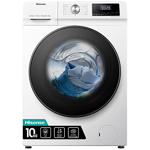 Hisense Freistehend 10 kg Frontlader-Waschmachine