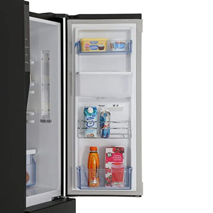 Hisense 431 litres American Kühl-Gefrierkombination – Black