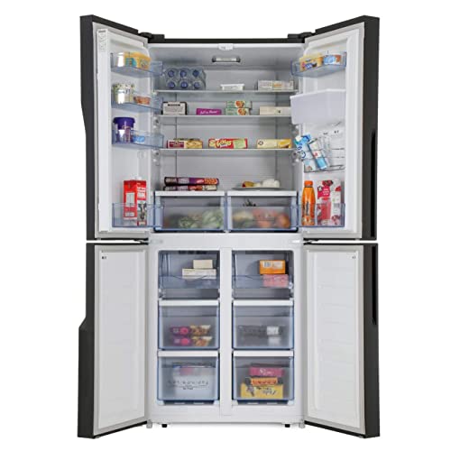Hisense 431 litres American Kühl-Gefrierkombination – Black