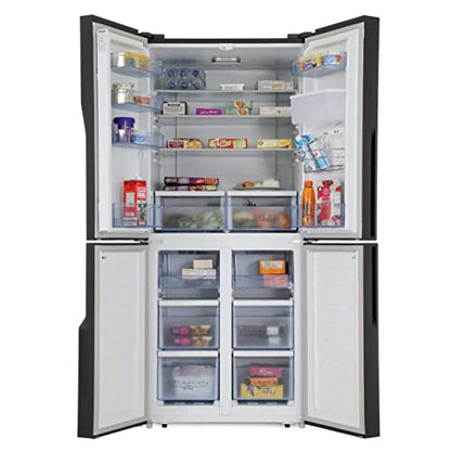 Hisense 431 litres American Kühl-Gefrierkombination – Black
