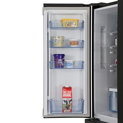 Hisense 431 litres American Kühl-Gefrierkombination – Black
