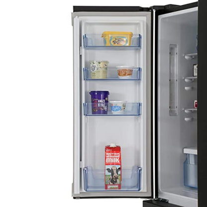 Hisense 431 litres American Kühl-Gefrierkombination – Black