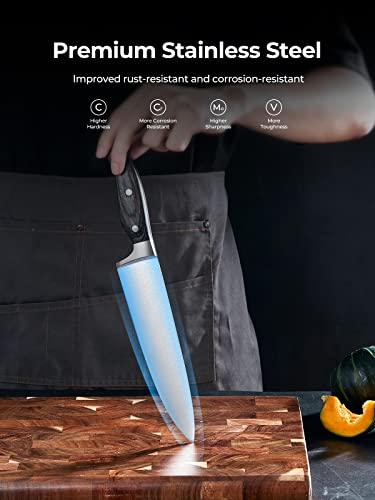 AMEGAT 15-teilig Messerset