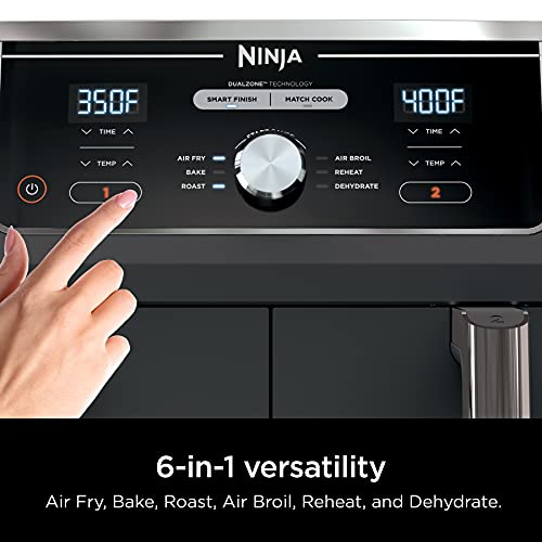 Ninja DZ401 Foodi 10 Quart 6-in-1 Dualzone XL 2-Korb air fryer