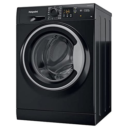 Hotpoint NSWF945CBS Black 9 kg 1400 U/min Waschmachine