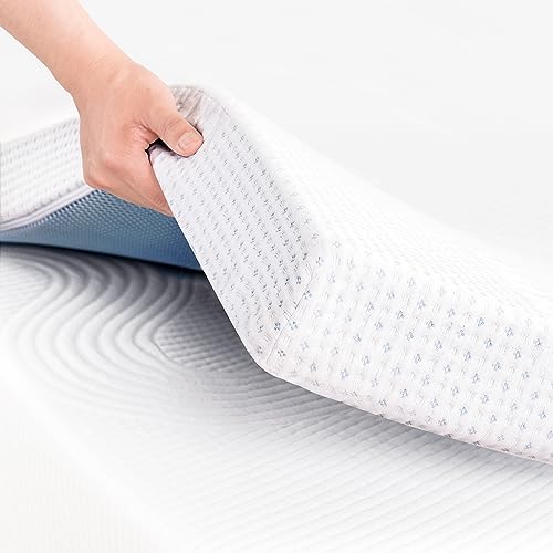CHUN YI 3 inch Thick Einzel Memory Foam Mattress Topper