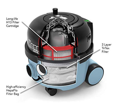 Henry Allergy HVA 160-11 Bodenvacuum cleaner with bag Reiniger, Summer Blue