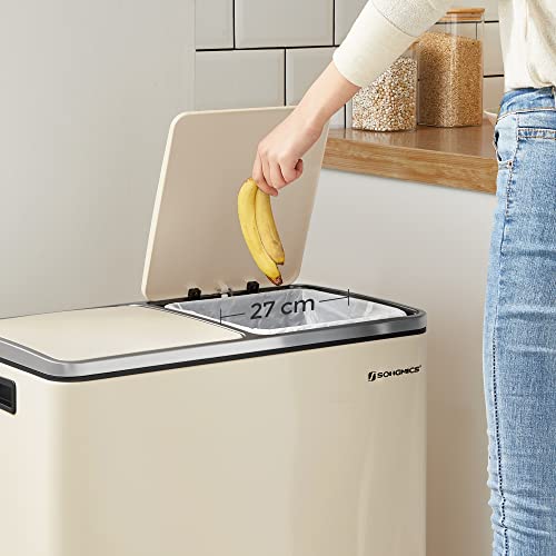 SONGMICS Doppel Rubbish Bin Recycling Bin