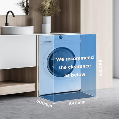 Midea Freistehende Waschmachine